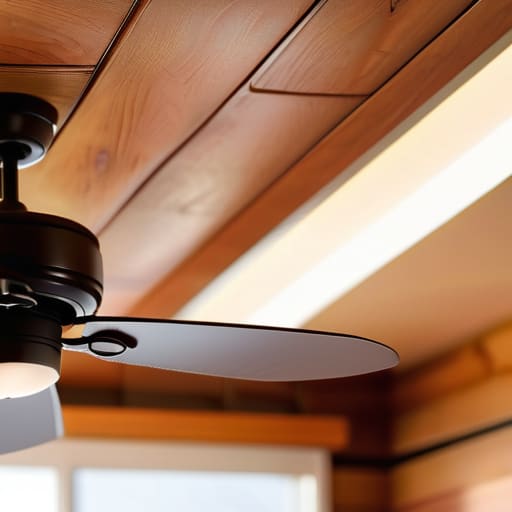 Cleaning ceiling fans, keeping the breeze going.