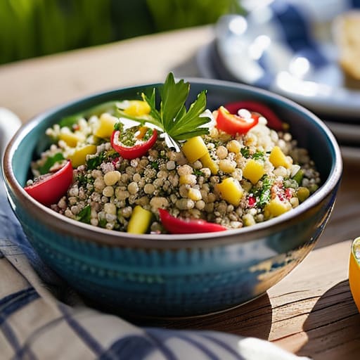 Hearty grain salads that actually travel well.