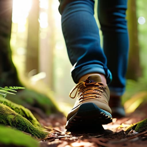 Taking the First Step towards mindful walking.