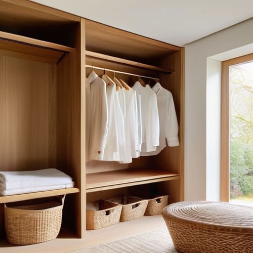 Organizing a closet near The Finish Line.