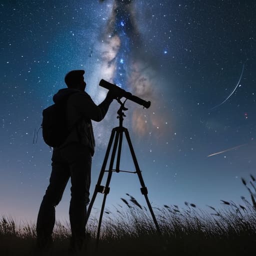 Stargazing under dark skies, The Universe is Waiting.
