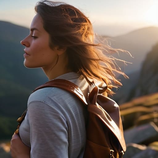 Solo traveler realizing The World is Waiting.