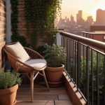 Small apartment balcony ideas for decorating.
