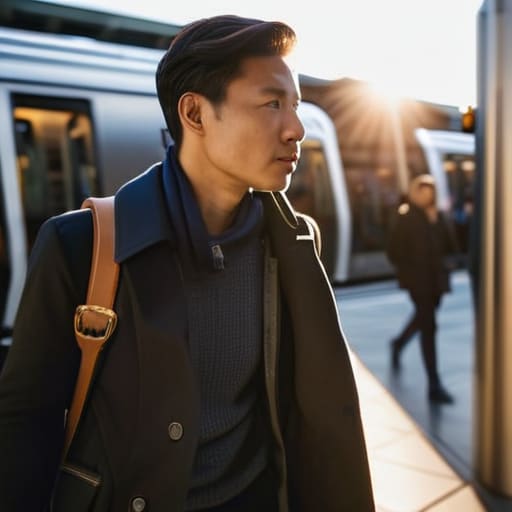 Stylish and practical commuter fashion clothing.