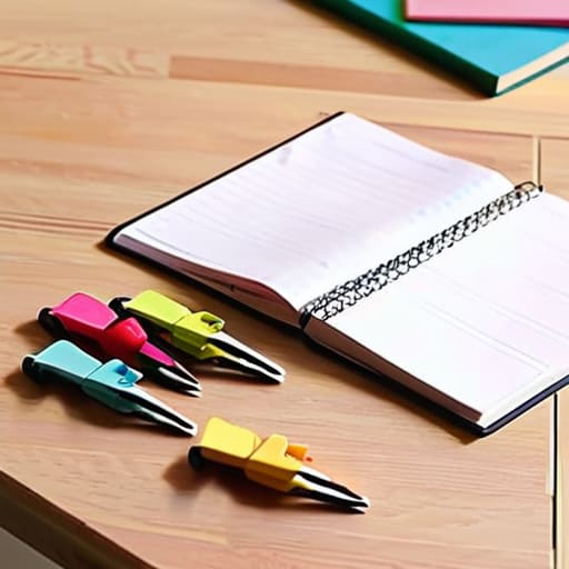 Organizing school supplies for the academic year.