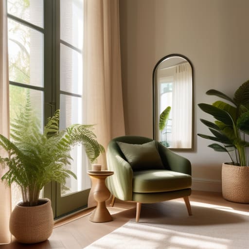 Enhancing spaces with small room mirrors.