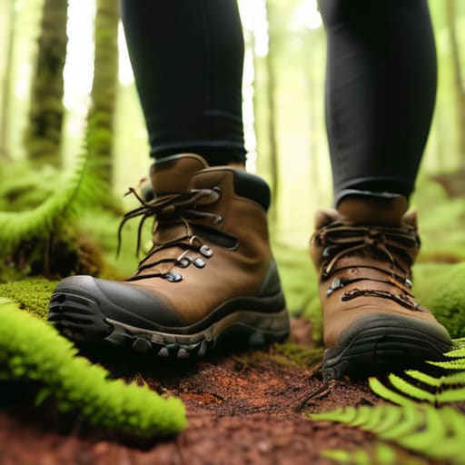 Person walking for mindfulness outdoors.